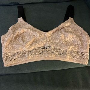 NWOT collie bralette. The color is a light pink